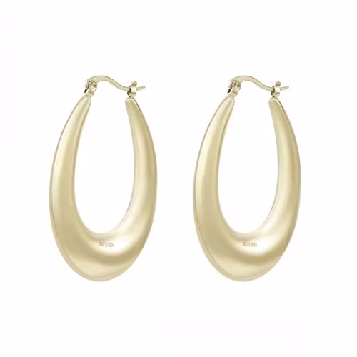 Bud To Rose Earring Arc Long Gold