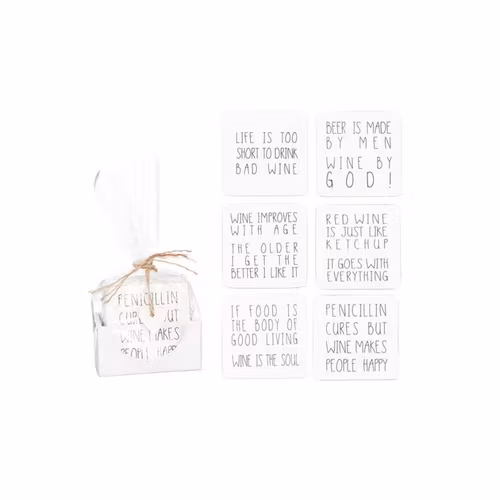 Glasunderlägg i trä