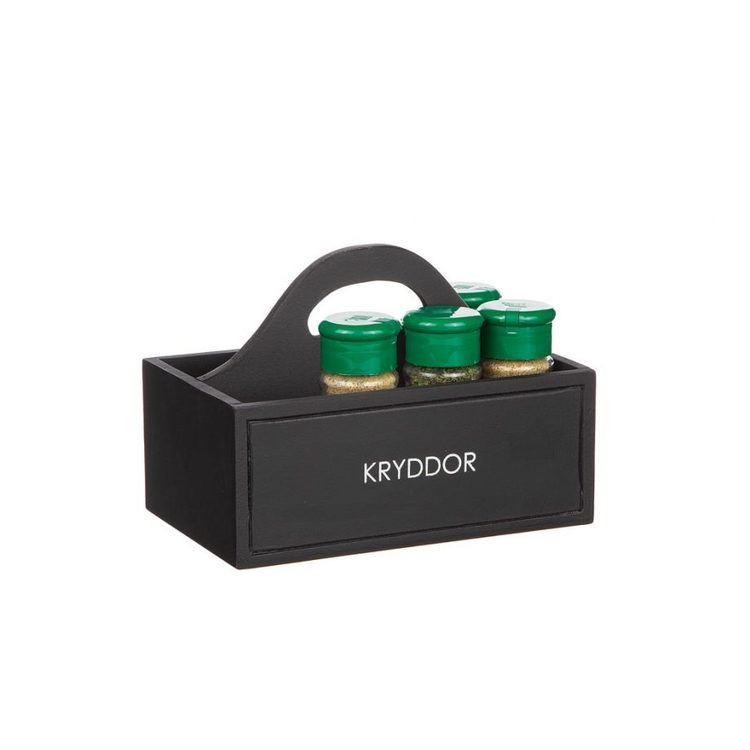 Trälåda kryddor