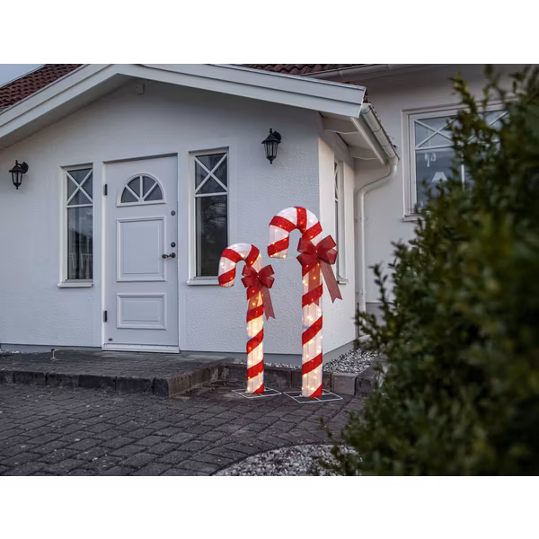 Utomhusdekoration Candycane 120 cm
