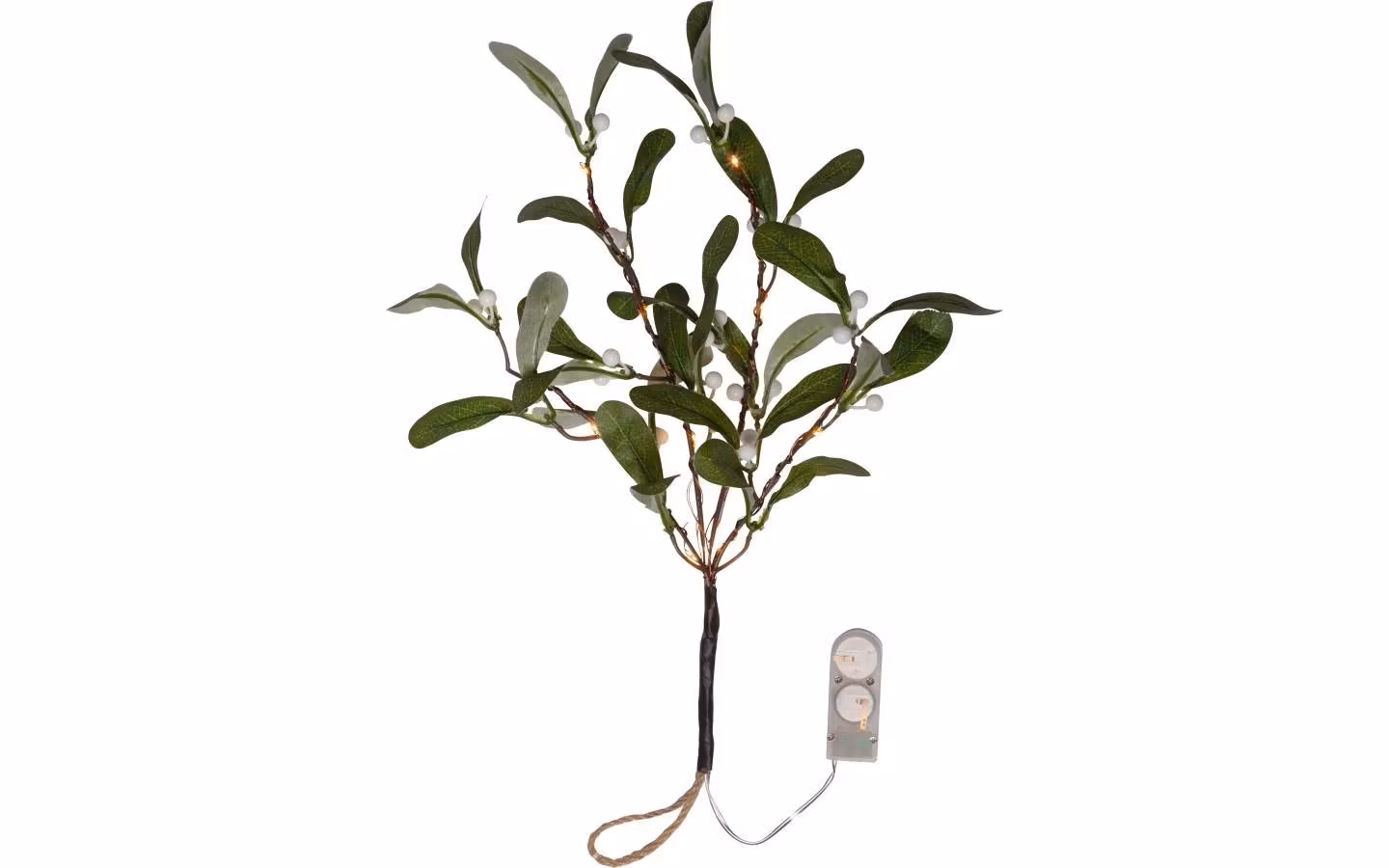 Dekorationskvist Mistel 35 cm- Grön