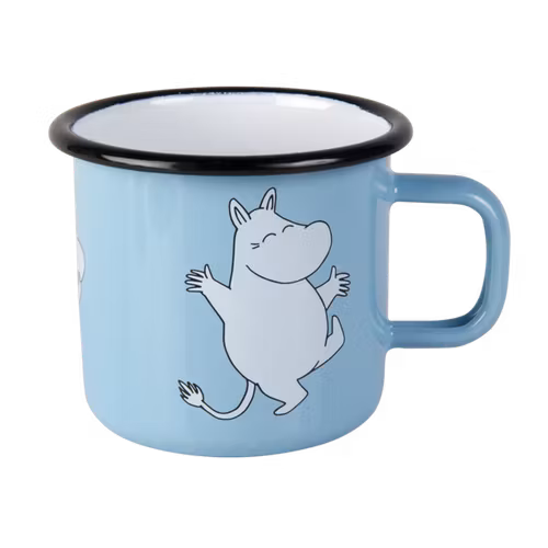 Mumin Retro Emaljmugg 2.5 dl