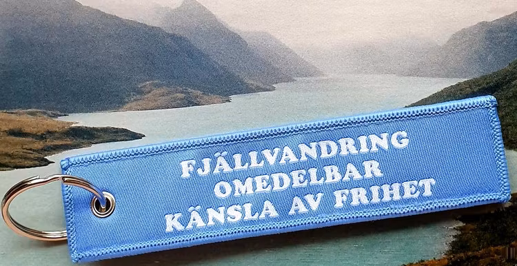 Nyckelring/tag Fjällvandring