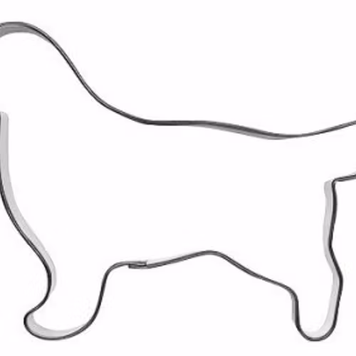 Pepparkaksform Golden retriever