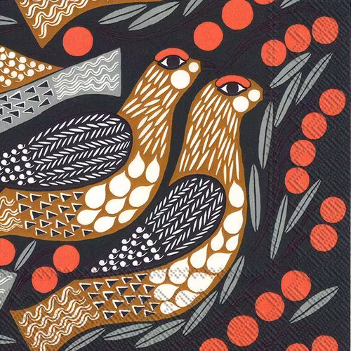 Servetter Marimekko Kiiruna Dark Green