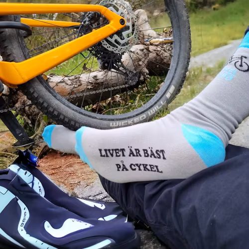 Cykelnörd strumpor i bambu