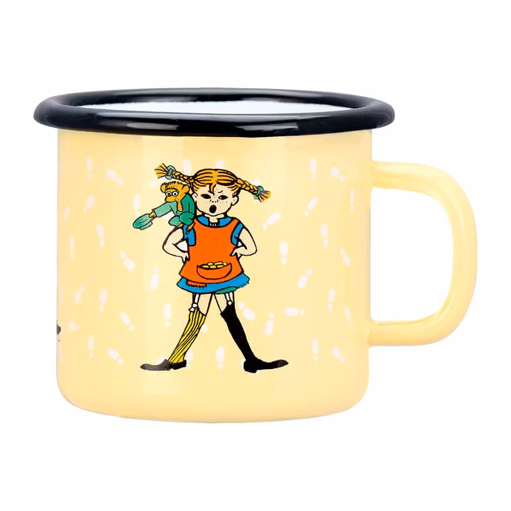 Emaljmugg  Pippi 2,5 dl