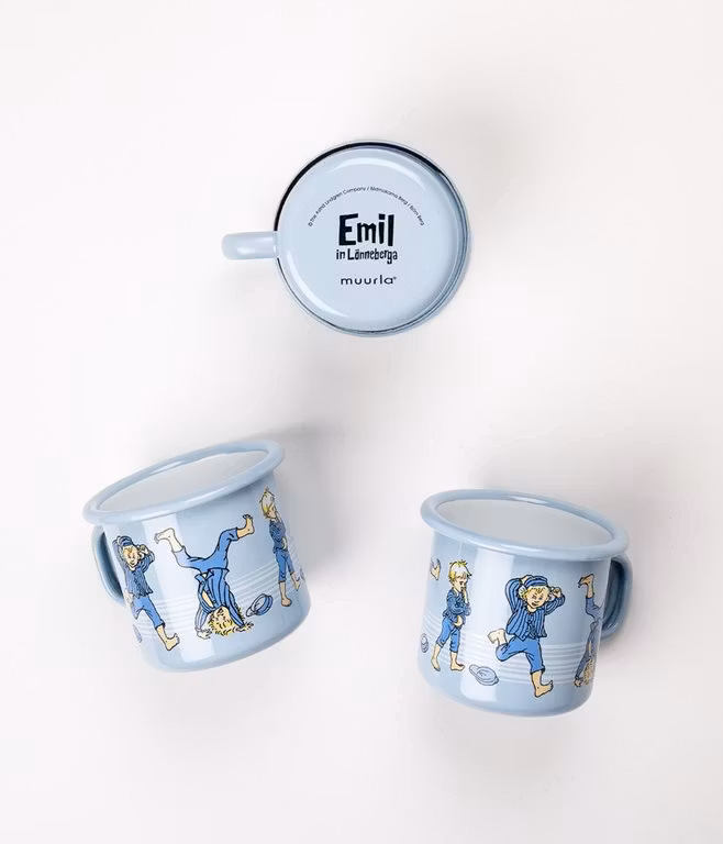 Emaljmugg  Emil 2.5 dl