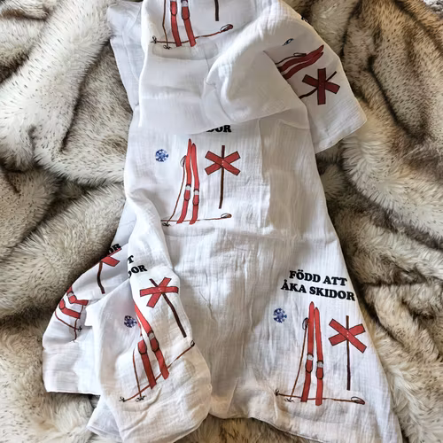 Muslinfilt - Född att åka skidor