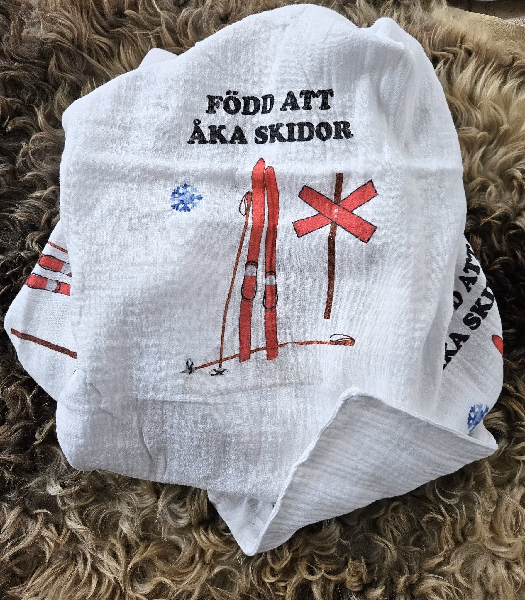 Muslinfilt - Född att åka skidor
