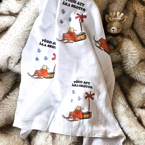 Muslinfilt - Född att åka skoter