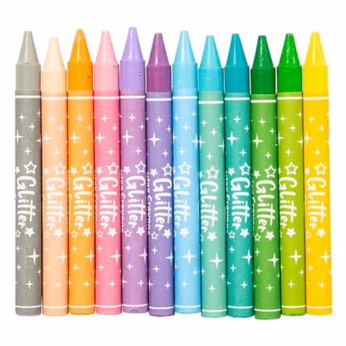 Vaxkritor glitter