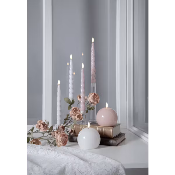 2 pack Ledljus Rosa shine