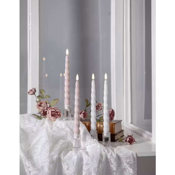 2 pack Ledljus Rosa shine