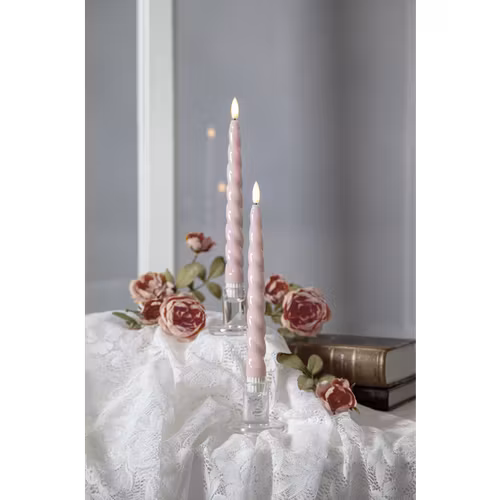 2 pack Ledljus Rosa shine
