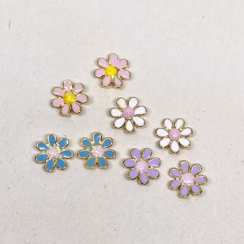 Örhängen Blomma Kirugiskt stål