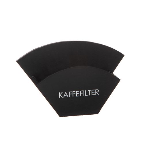 Kaffefilterhållare svart trä