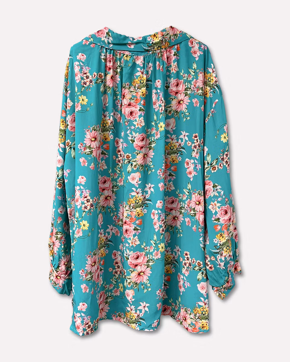 Turkos Rimini blus Oversize