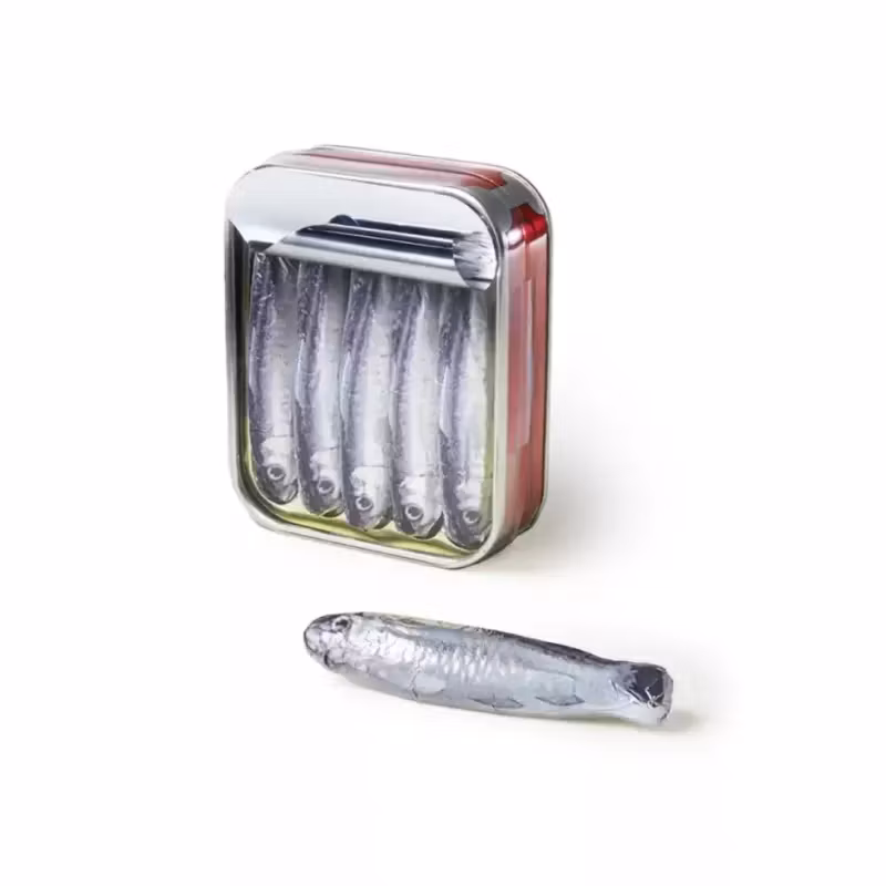 Chokladsardiner i burk