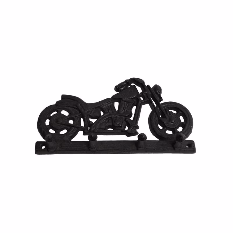 Väggkrok motorcykel i gjutjärn