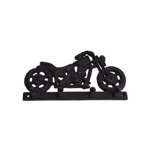 Väggkrok motorcykel i gjutjärn