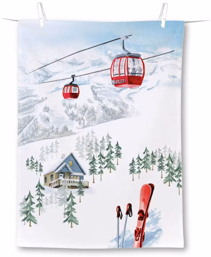 Kökshandduk Skidor