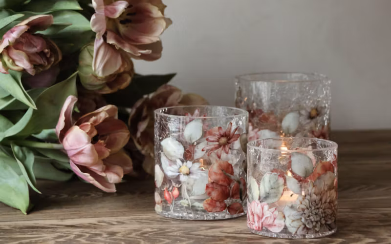 Nyhet Majas cottage Lykta Blossom stor