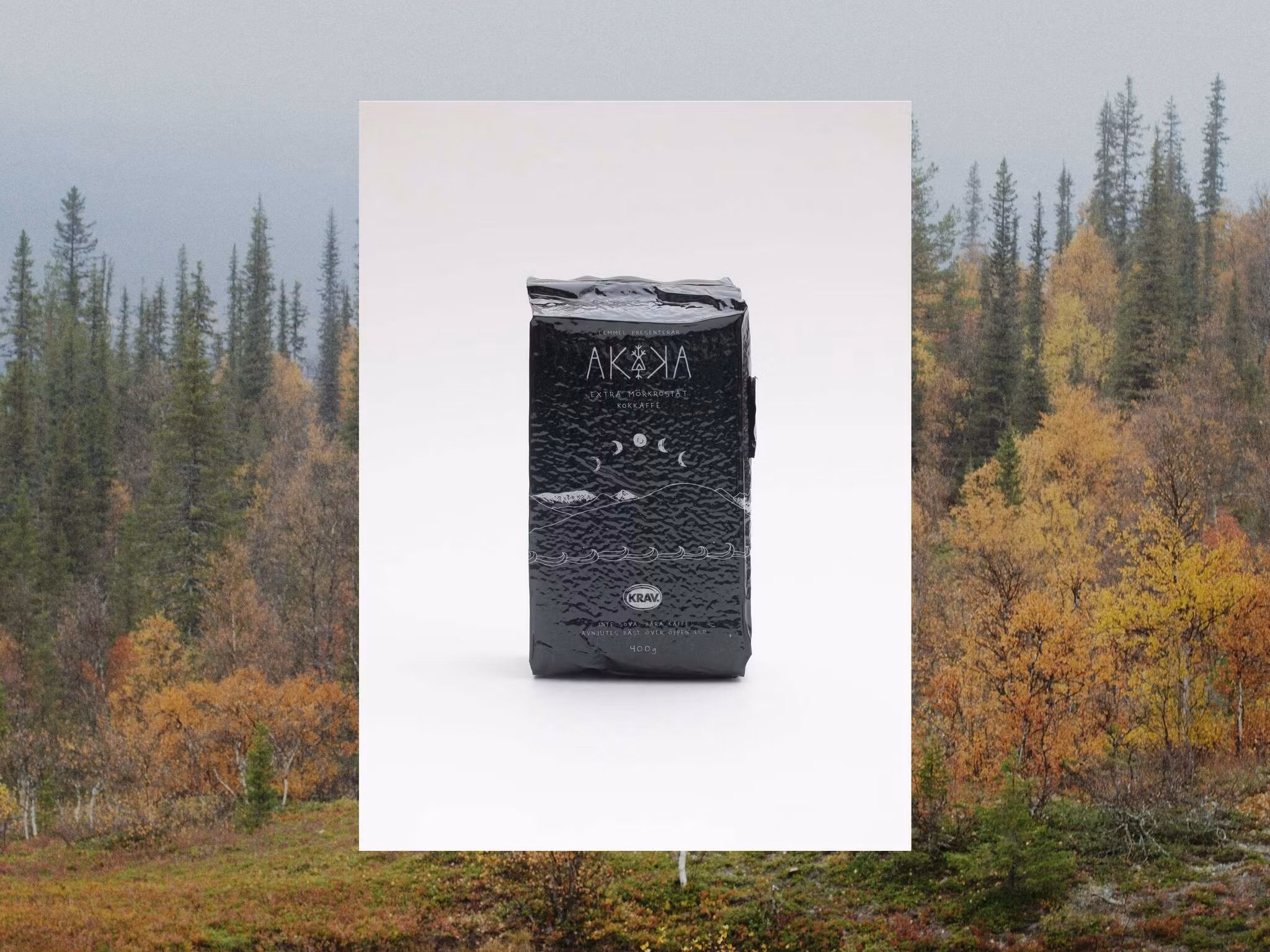 MÖRKROSTAT KOKKAFFE EKO/KRAV "AKKA" 400 G