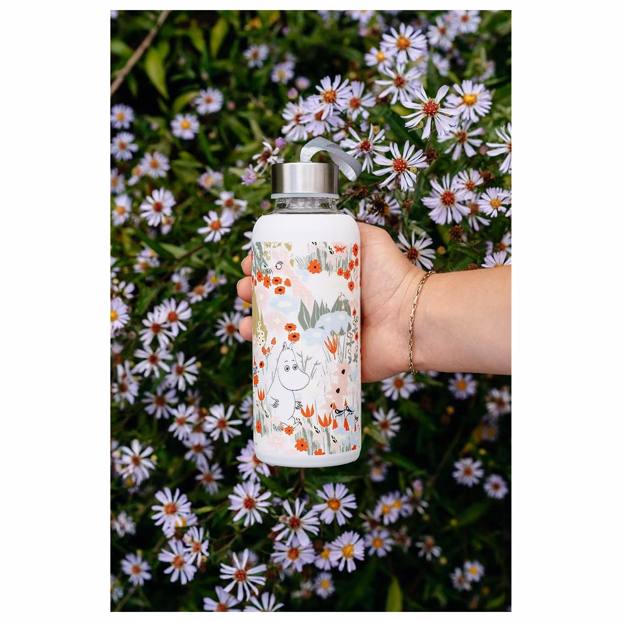 Glasflaska Smörblomma