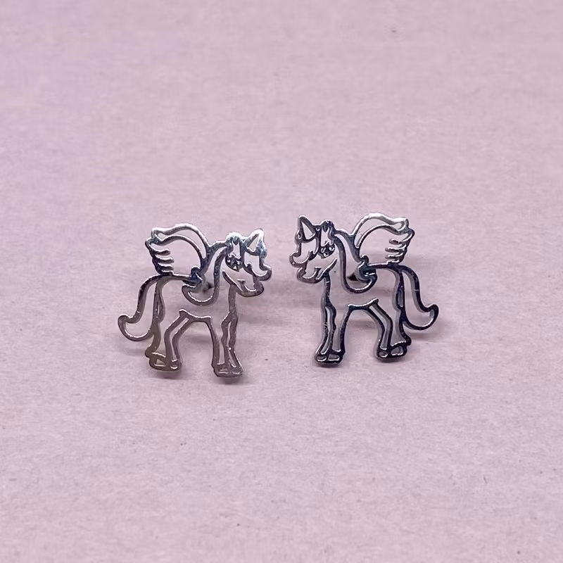 Örhängen Unicorne stål