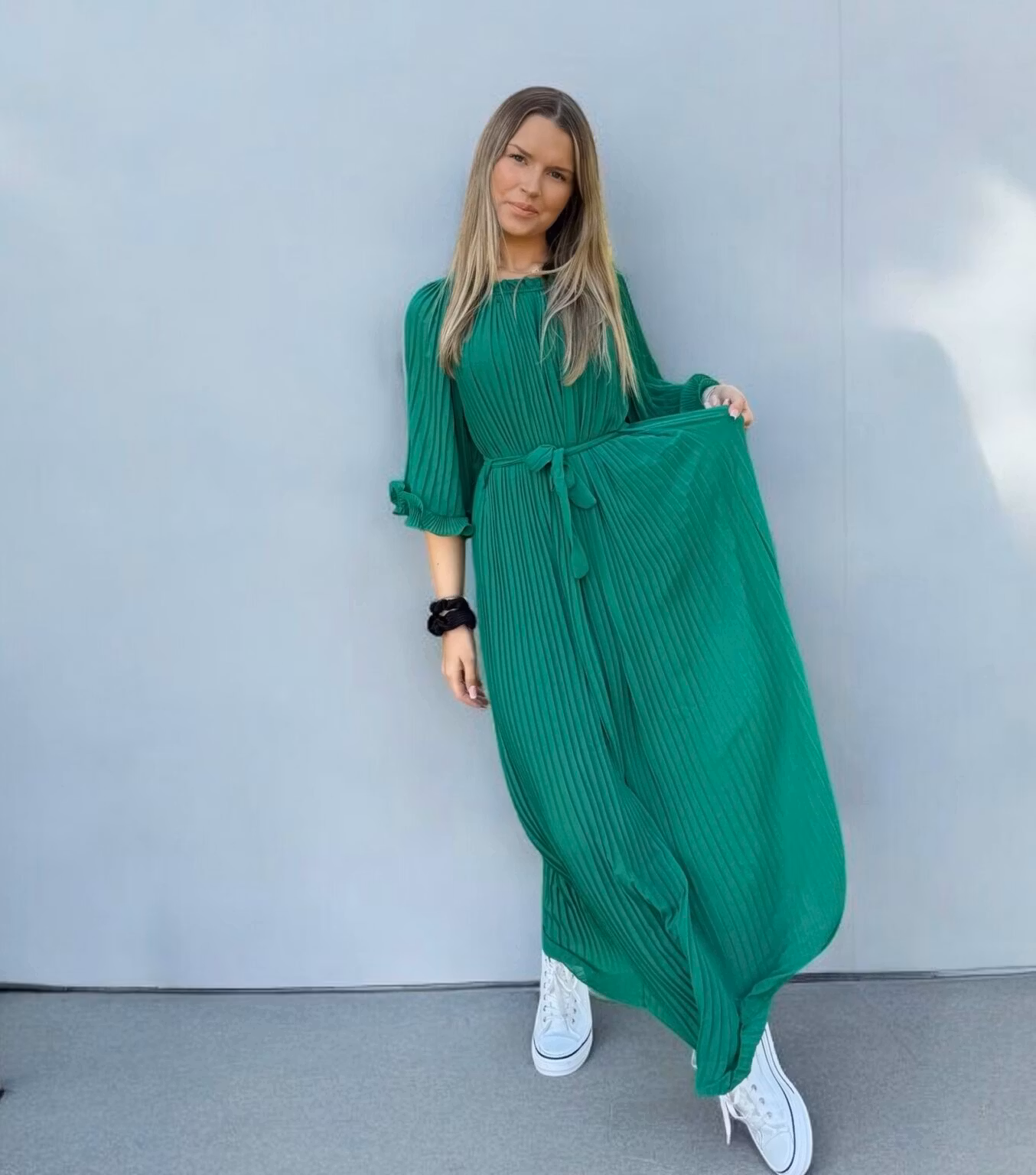 Château de Perle longdress -Green