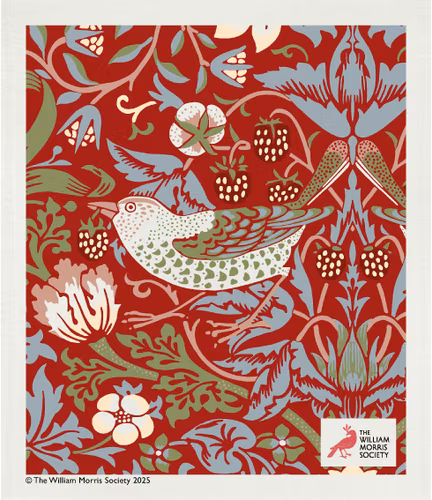 -Strawberry Thief Red disktrasa