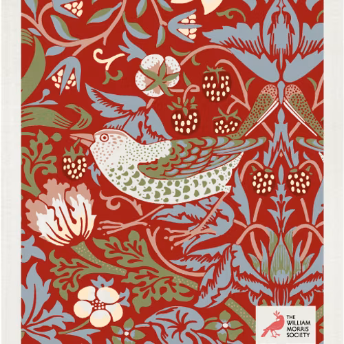 -Strawberry Thief Red disktrasa