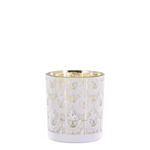 Antikvit lykta med änglar VÄLJ STORLEK