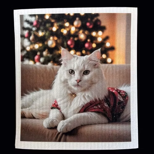 Disktrasa Vit katt