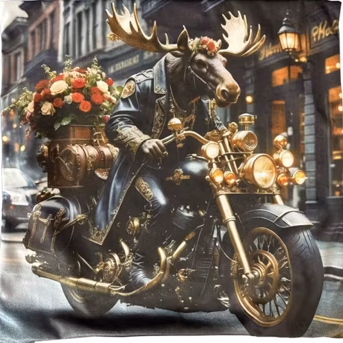 Kudde Älg på HD Vänster