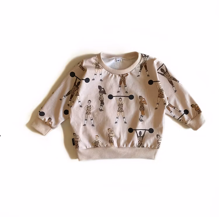 Sweatshirt - Equally Strong Leo beige