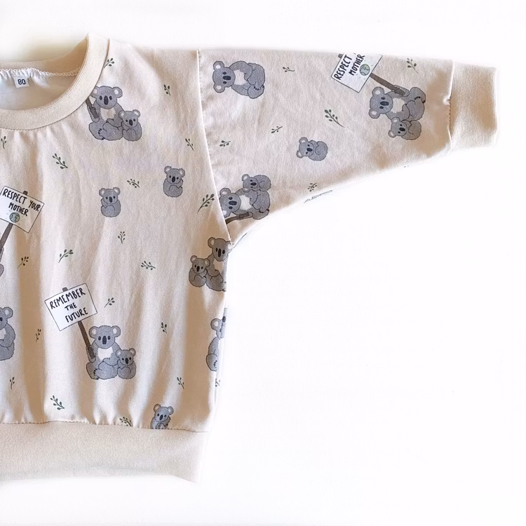 Sweatshirt - Koala Statement beige