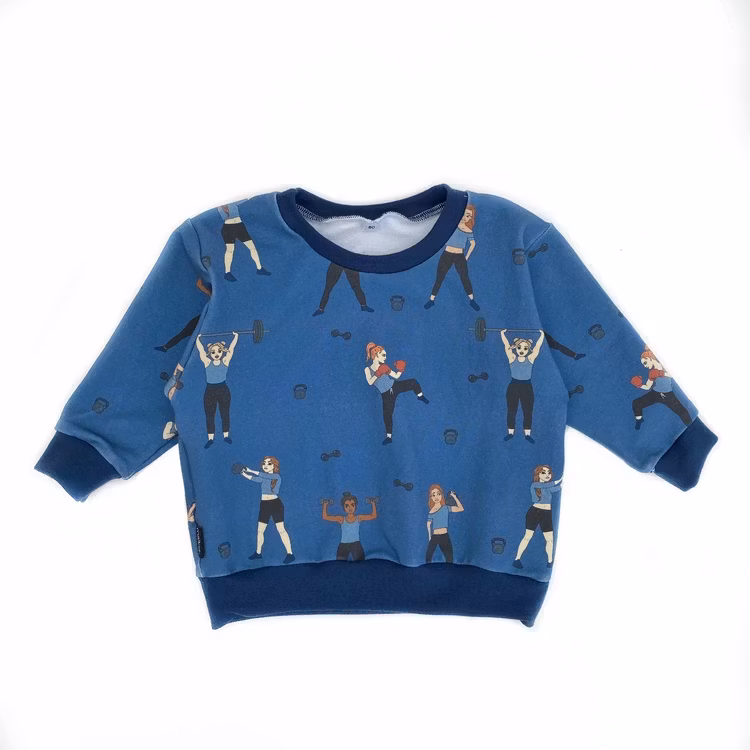 Sweatshirt - Strong Girls 21 blue