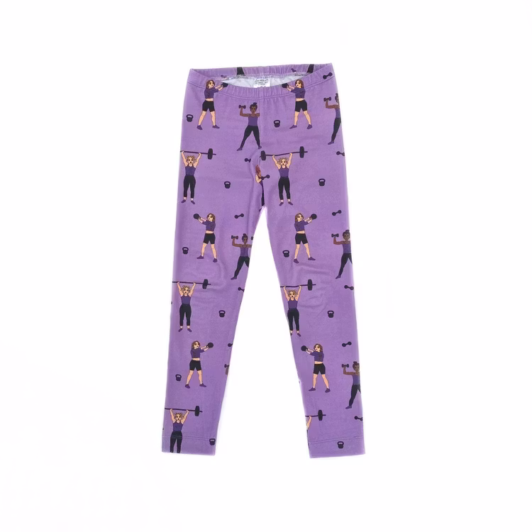Leggings - Strong Girls 21 lilac