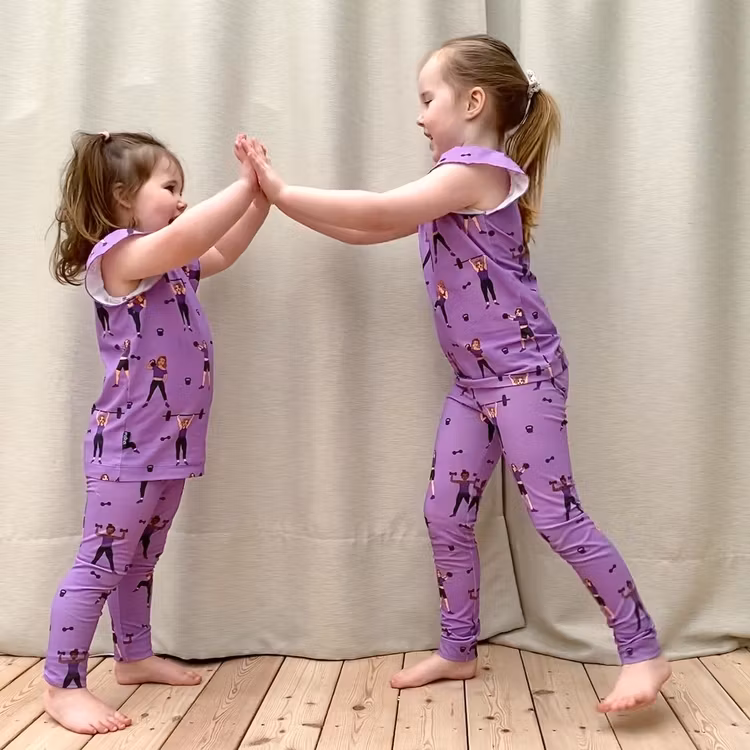 Leggings - Strong Girls 21 lilac