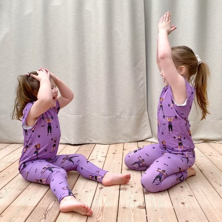 Leggings - Strong Girls 21 lilac