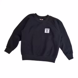 Sweatshirt med patch - unisex