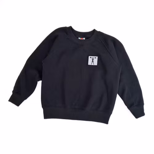 Sweatshirt med patch - unisex