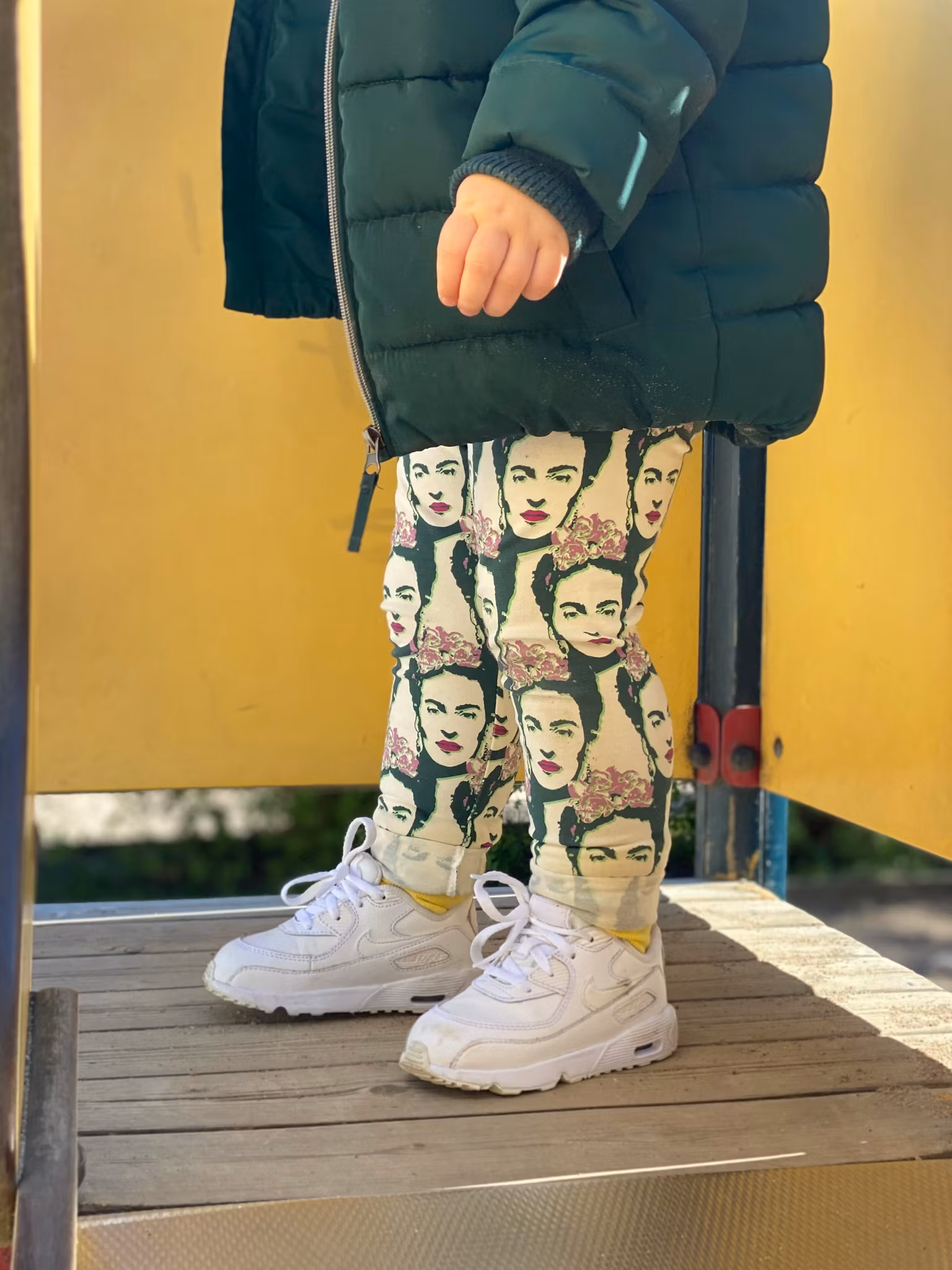 Leggings - Frida grön