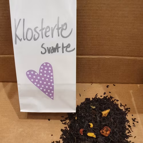 Klosterte Svart te lösvikt 100g