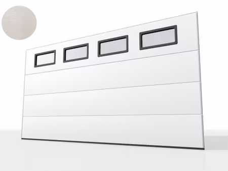 Bredd 4000 mm inkl fönster - Krokom60 garageport