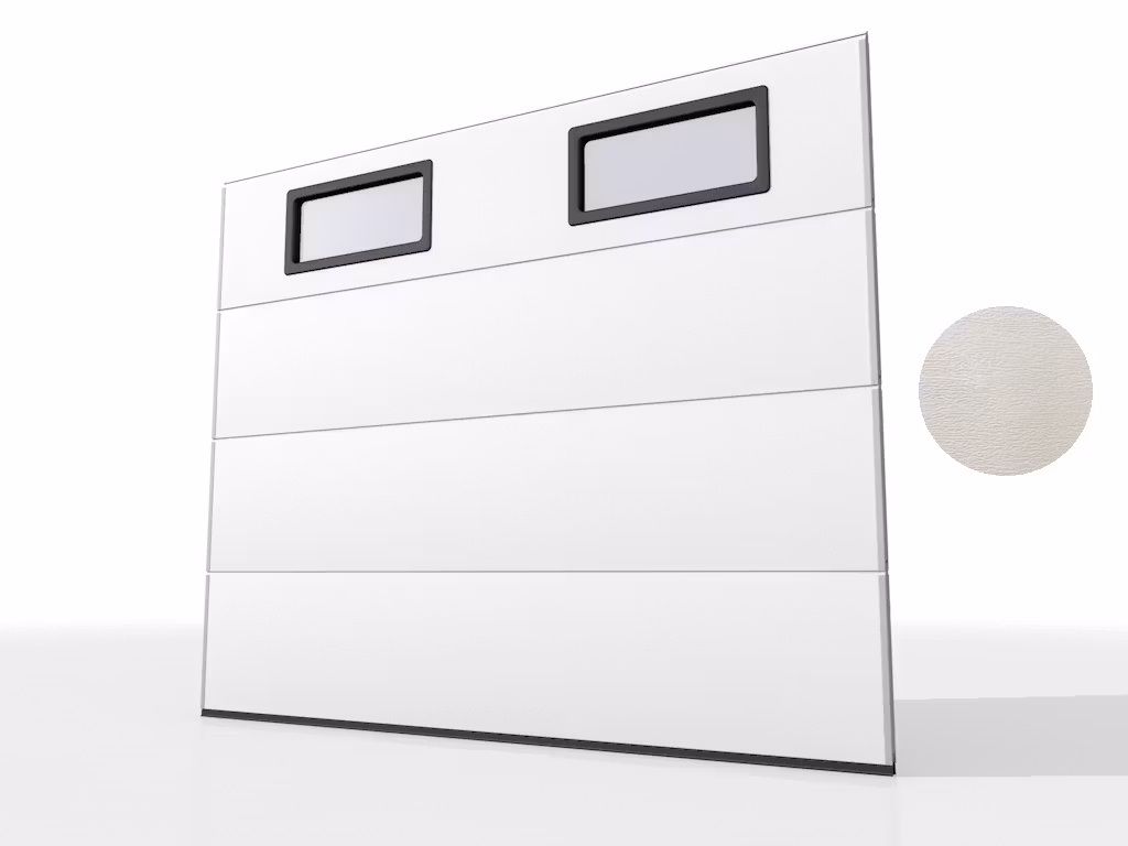 Bredd 2400 mm inkl fönster - Krokom60 garageport