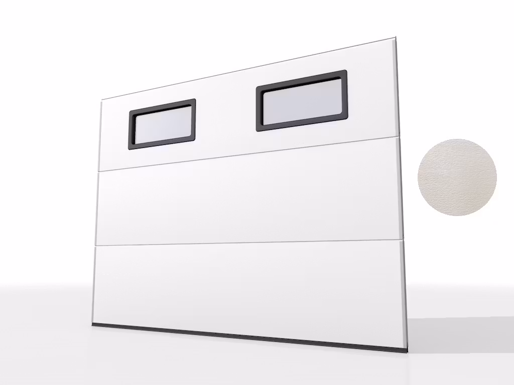 Bredd 2400 mm inkl fönster - Krokom60 garageport