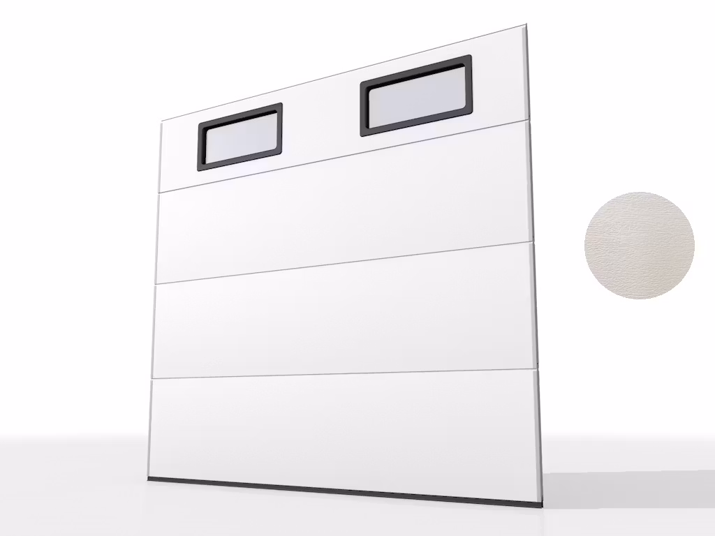 Bredd 2400 mm inkl fönster - Krokom60 garageport